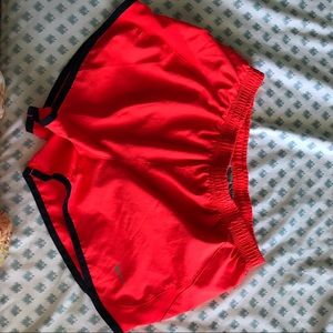 NWOT Nike dri fit red shorts